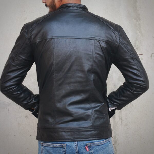 Biker Leather Jacket - Image 3