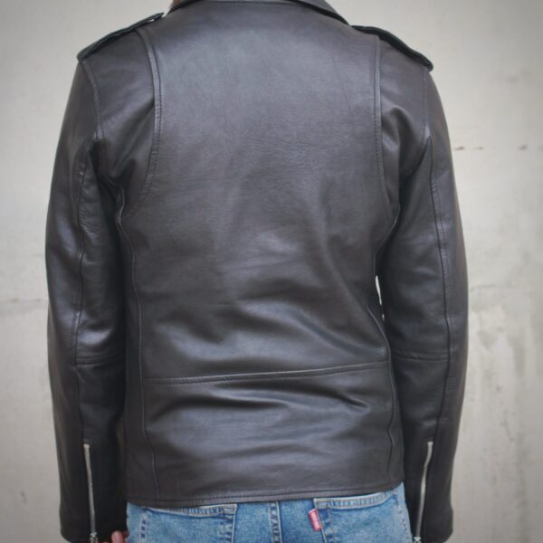 Biker Leather Jacket - Image 3